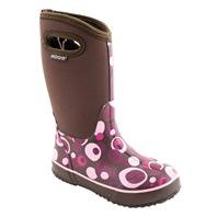 Bogs Classic High Bubbles Boot (Toddler/Little Kid/Big Kid), Chocolate, 12 M US Little Kid