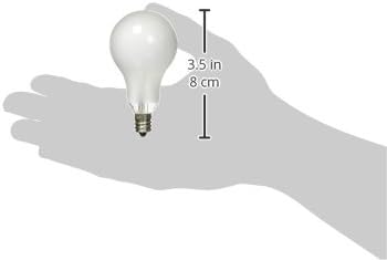 Miniatura 3 de Satco S4163 - Bombilla de base (130 V, 60 W, A15, color esmerilado)