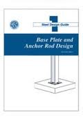 Amazon.com: Aisc Design Guide 1: Base Plate and Anchor Rod Design (2nd ...
