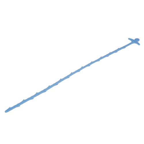 Preisvergleich Produktbild Greatangle Neuheit Design Home Badezimmer Rohr Kanalisation Clean Hook Cleaner Badewanne Waschbecken Kanalisation Reinigung Bürste Haken Tool blau