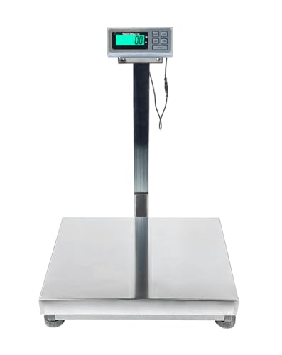 Báscula Industrial de Banco 300 lb Plataforma Acero Inoxidable miniatura 2