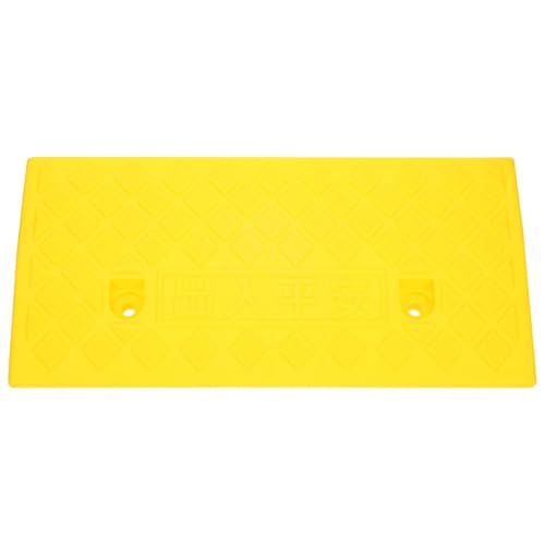 Rampa para Rueda de Auto de Goma 6 cm Alta Color Amarillo miniatura 1