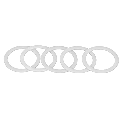 5 Stück Abzeichen Maschine Dichtung Abzeichen Maschine Form Dichtung passende Ersatz Abstandshalter Hilfswerkzeug (58 mm)