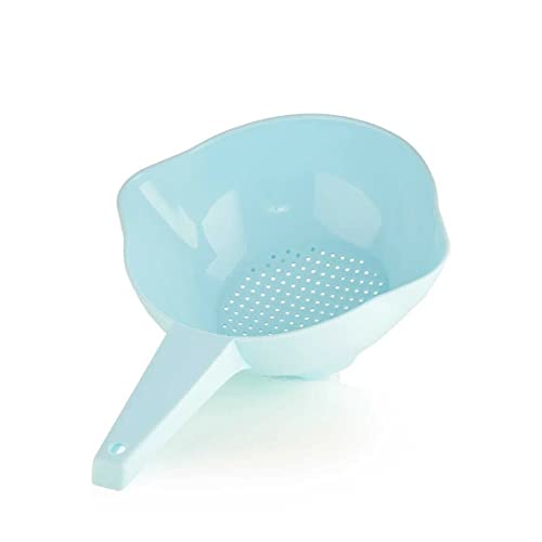 Tupperware Small 1 Quart Colander Strainer With Handle In Light Blue #TOP12