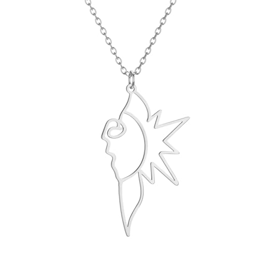 Collier pour homme pendentif fait main bijou minimaliste cou