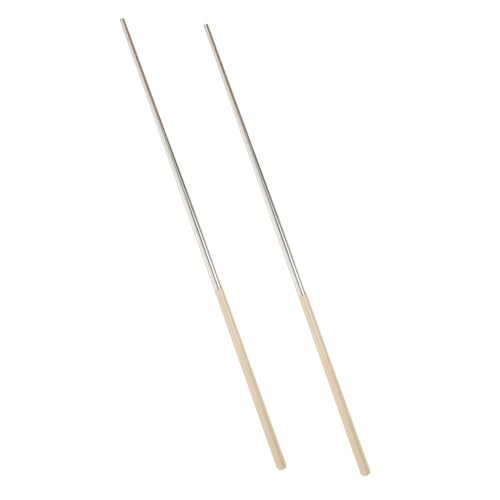 IWOWHERO ステンレス製ロング調理箸 耐熱滑り止め大容量アジアン箸 家用多用途揚げ物鍋料理用再利用可能キッチンツール