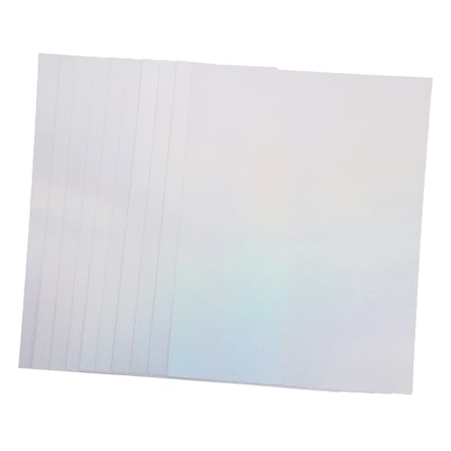 50 Feuilles de Papier Miroir pour Scrapbooking et Découpes Fantaisie