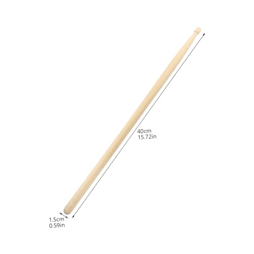 4 pares de baquetas de madera maple para jazz miniatura 2