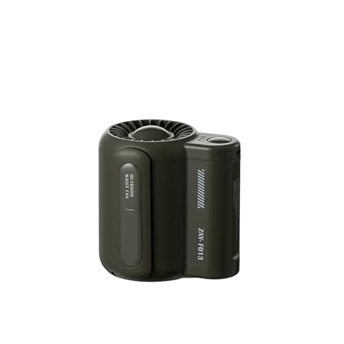 Ventilador con clip para la cintura de diseño portátil con batería recargable integrada blanco