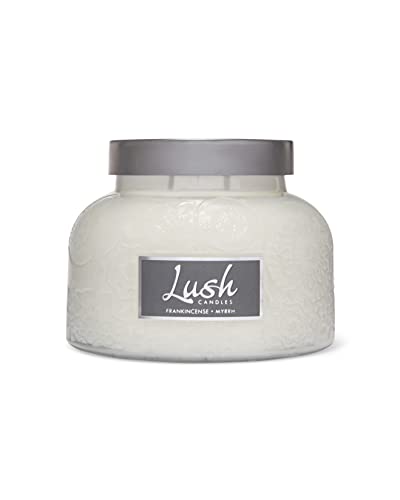A Cheerful Giver - Frankincense Myrrh - 20Oz Large Scented Candle Jar With Lid- Lush - 95 Hours Of Burn Time, Gift For Women, White #TOP2