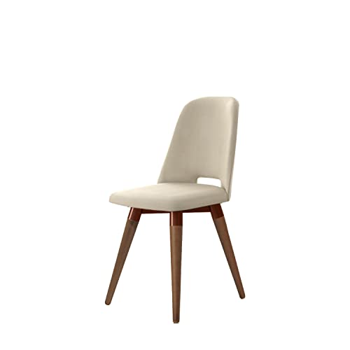 Cadeira Drop Linho - Off White - Cobre - Cinamomo