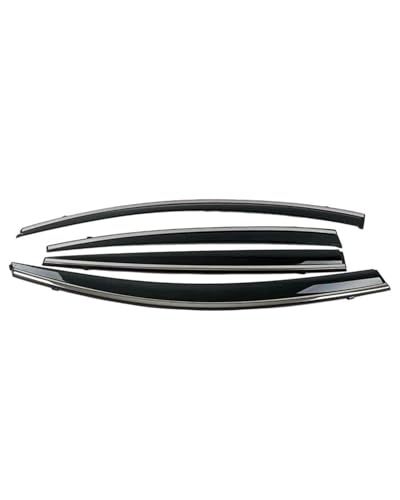 Viseras Acrílicas Protectores De Lluvia para Puertas De para Lexus GS Material De PC Molduras De Acero Inoxidable Juego De 4 Protección Estética(2004-2011 Models)