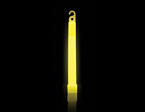 Cyalume SnapLight Gelb Knicklichter - 15,2 cm Industriequalität, Ultra helle Leuchtstäbe mit 12 Stunden Dauer (10 Stück) (9-08004) – Bild 4