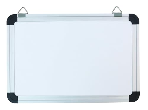 School Smart - 70628 Magnetic Dry Erase Board, Large, 30 x 23 Inches, Aluminum Frame