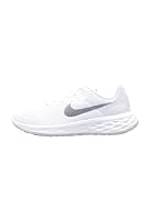 Nike Women's Revolution 6 Next Nature Road Running Shoe, White Grey, US 6.5 [Warehouse]