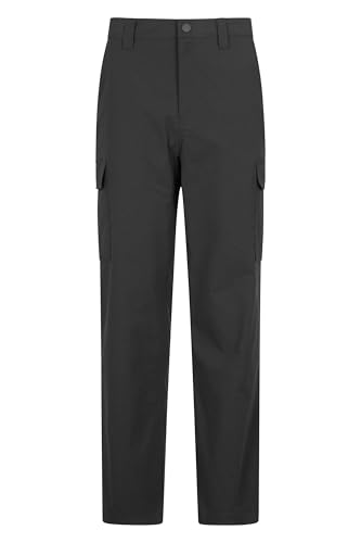 Mountain Warehouse Delta Mens Cargo Stretch Trousers Black W42
