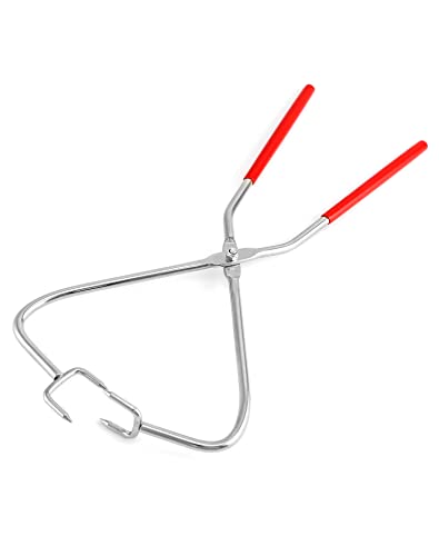 QWORK Dipping Tongs Glazing Tools, Stainless Steel Pottery Clay Sculpture Tool Pliers for Clay Modeling Sculpturing