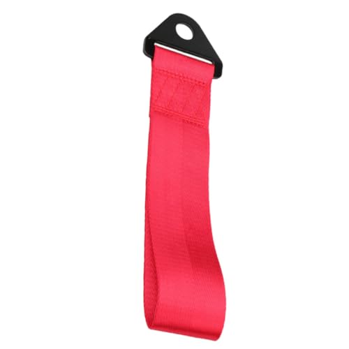 Alipis Corda di Traino Durevole e Fune per Traino di Auto Gancio Resistente Fino a 3 Tonnellate Adatta per Rimorchi di Veicoli Materiale in Dacron e Plastica Colore Rosso