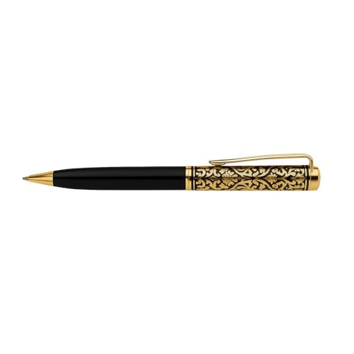 Image of Kajri Gifts Customized Pen With Name Luxury Ballpoint Customised Pen With Name Black And Gold Body Personalized Gift For Advocate, Doctors, CA, Corporate (Black Gold Royal)