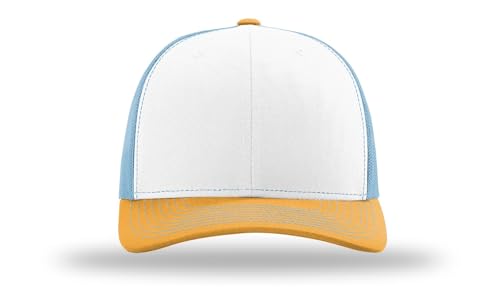 Image of Richardson 112 Trucker Hat - Premium Blank Baseball Cap, Adjustable Snapback Hat - Structured Six Panel Richardson Blank Hats