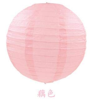 Lampions, Papierlaternen 20 Stücke 6 "-12" Lotus Wurzel Rosa Papier Laternen Runde Lampe for Hochzeit Party Lampe Outdoor Indoor Hanging Decor