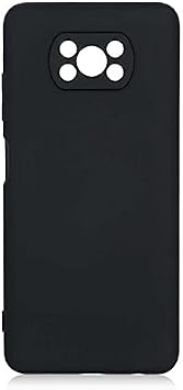 Spia Xiaomi Poco X3 ile uyumlu Kılıf Siyah Lansman Kapak Orijinal Esnek Dayanıklı Darbe Karşıtı Koruyucu Yeni Nesil Tasarım (Xiaomi Poco X3, Siyah)