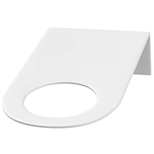 Hoopzi - Kurzhalter - 7 Farben - Montagesystem Bala Käfige - Aus Lackiertem Stahl - Mit 15 Haken - Kompatibel E27 Büchse mit Befestigungsring - Weiß