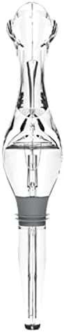 Host Tilt Variable Wine Aerator Pourer, Preserve Wine, Bottle Sealer, Wine Stopper, Drip Free Pourer, Aerating Wine Cork Spout, BPA-Free Plastic, Stand Included, Clear image 4