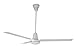Leading Edge 56001 Heavy Duty High Performance Ceiling Fan, 27500 CFM, White