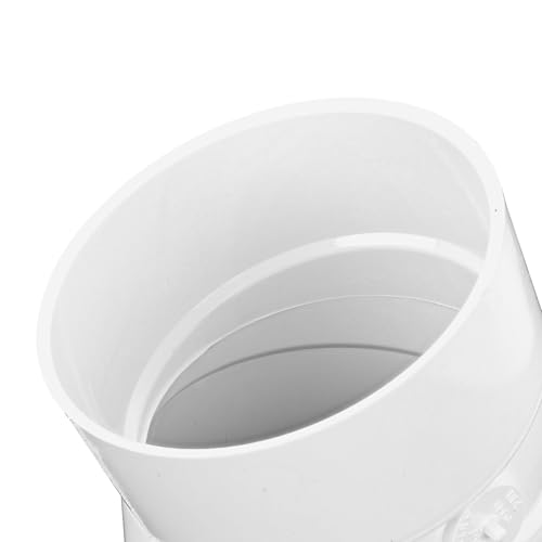 NDS 4P04 PVC-22,5-Grad-Radnabe von Hub Lösungsmittel, Schweißfitting, 10,2 cm, Weiß