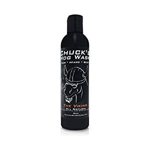 Chuck’s Hog Wash – All Natural Beard and Body Wash – The Viking Scent, 8 oz – Leaves Your Beard Softer than its Ever Been and is Suitable for Daily Use