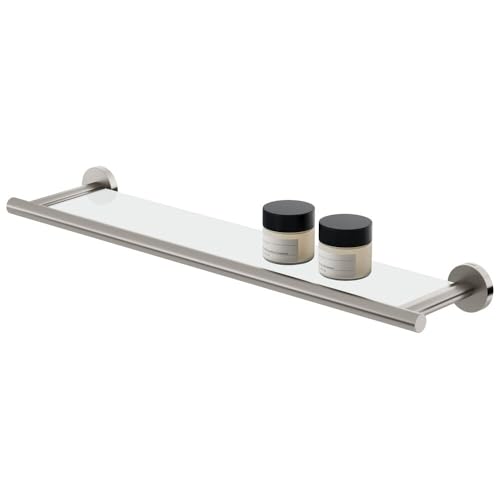 Tiger Boston Ablage, Edelstahl gebürstet, Sicherheitsglas...