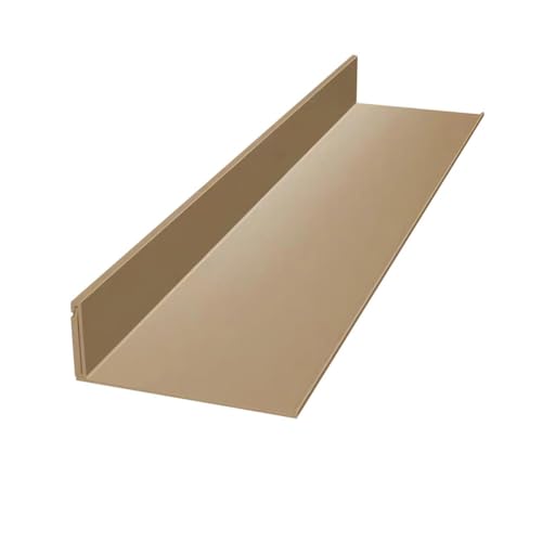 Étagères flottantes avec lumières LED dorées 120cm pour salon