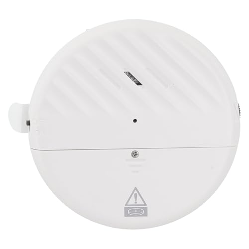 Zeroupshop C100 Capteur de vibration, 125 dB - Détecteur de bris de verre fin et puissant - Alarme de vibration pour porte et fenêtre - Blanc
