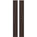 Ekena Millwork ARW102BF207X67TBH Americraft Exterior Real Wood Two Equal Panel Framed Board-n-Batten Shutters w/Double Z-Bar (Per Pair), 7"W x 67"H, Raisin Brown