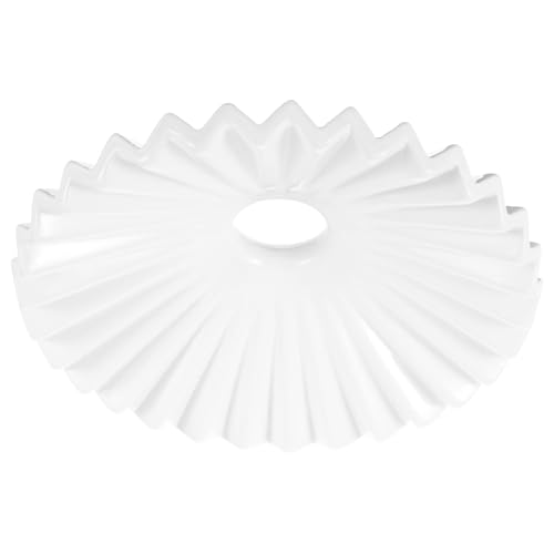 Operitacx 白色陶瓷ランプシェード 軽量コンパクト 簡単取付け 北欧風 シャンデリア ペンダント 壁灯対応 室内装飾用 寝室 リビング 書斎向け