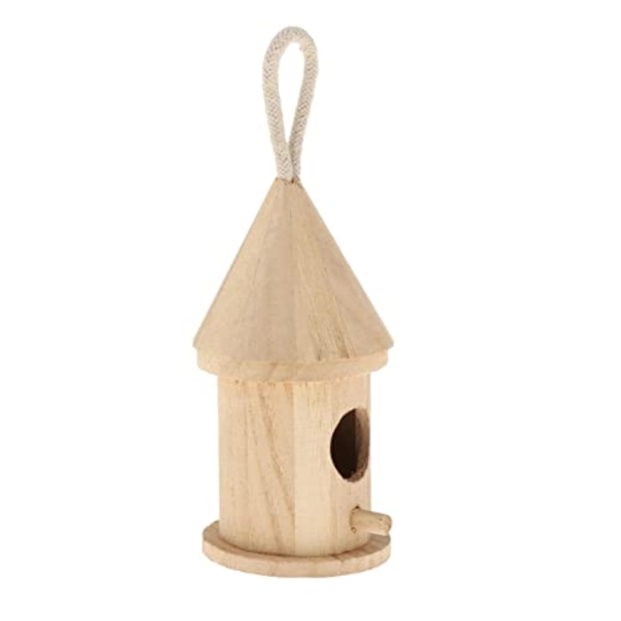 Wooden Bird House for Outside, Nesting Box