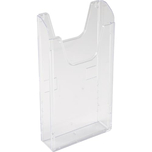 Exacompta - Réf. 65158D - 1 distributeur de prospectus - Format A4 vertical - 1 compartiment profondeur de 26 mm - A fixer au mur (accroches fournies) -...