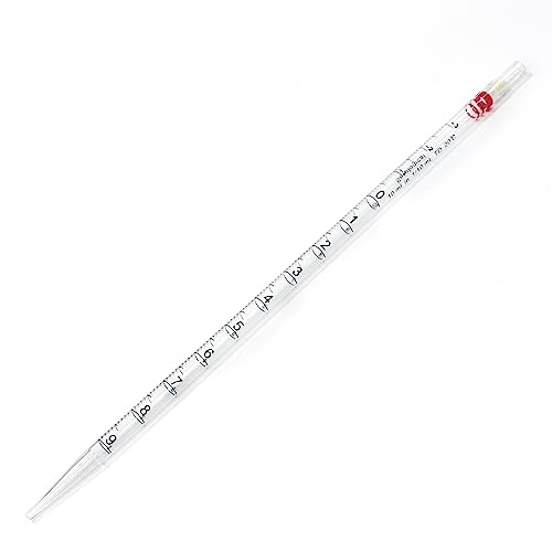 ULAB Scientific Steriled Serological Pipettes, Cap.10ml with Graduations, PS Material, Gamma Sterile, Pack of 25, ULH1007