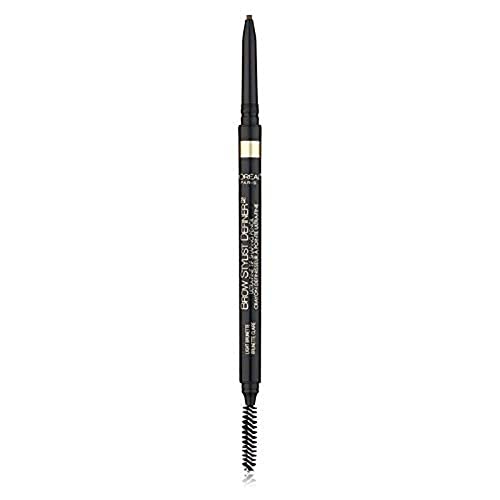 L’Oreal Brow Stylist Definer Waterproof Eyebrow Pencil, Light Brunette 0.003 Ounce (1 Count)