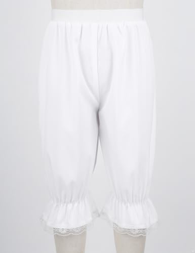 Disfraz Pantaloons Victoriano para Niñas Blanco Talla 4T miniatura 5