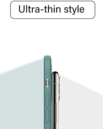 Miniatura 6 de Casecious Compatible con Xiaomi Poco X3 o X3 Pro o X3 NFC de gel de silicona líquida suave para teléfono celular, funda trasera básica (verde menta)