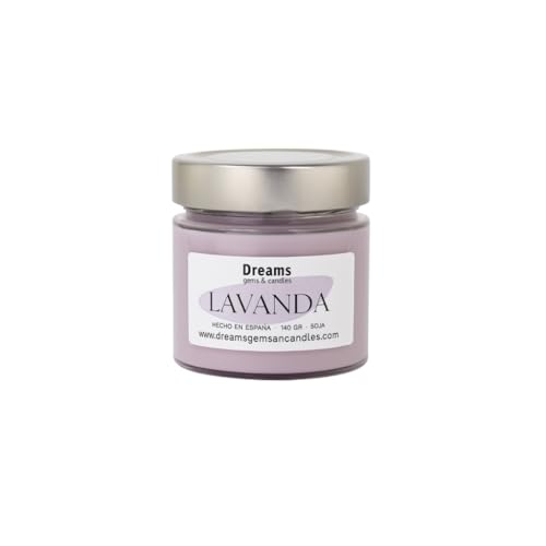 VELA de LAVANDA – Cera de Soja – Vela Aromática Artesanal...