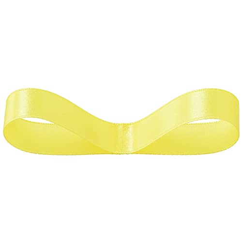 ヘッズ サテンリボン 1.6cm×20m巻 イエロー 1巻 16mm幅 HEADS 1640R