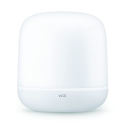 WiZ Tunable White and Color Hero Tischleuchte (620 lm) LED Leuchte mit 16 Mio. Farben oder warm- bis kaltweißem dimmbarem Licht smarte Lichtsteuerung über WLAN per Tap-Funktion oder Stimme/App weiß