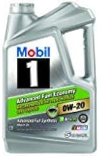 Mobil 1 0W-20 Advanced Fuel Economy Full Synthetic Motor Oil, 5 qt.