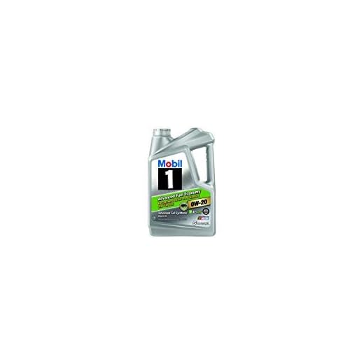 Mobil 1 0W-20 Advanced Fuel Economy Full Synthetic Motor Oil, 5 qt.