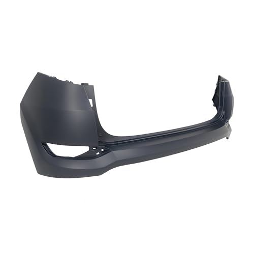 Image of Compatible with Hyundai Tucson 2016-2018 Rear Upper Bumper Cover | Primed, Without Parking Sensor Holes, Ready to Paint, OEM 86611D3000, HY1114103