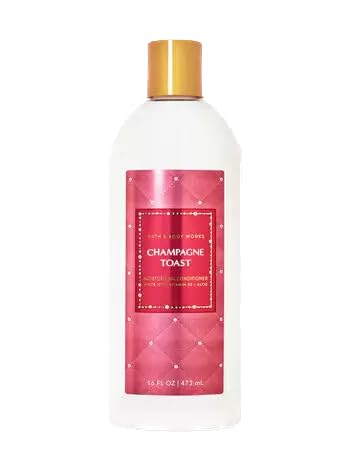 Bath and Body Champagne Toast Shampoo w/Champagne Toast Conditioner - Pair of 2 bottles, 16 oz ea - Cleansing, Hydrating Shampoo w/Detangling, Moisturizing Conditioner for Shower and Hair Care