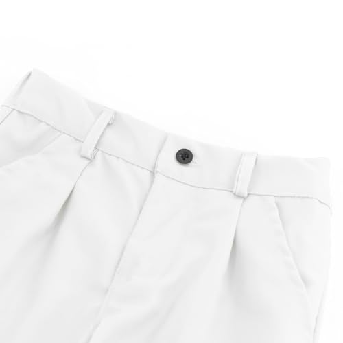 Boys Uniform Pants, Straight Fit Flat Front Trousers for Formal Occasion4